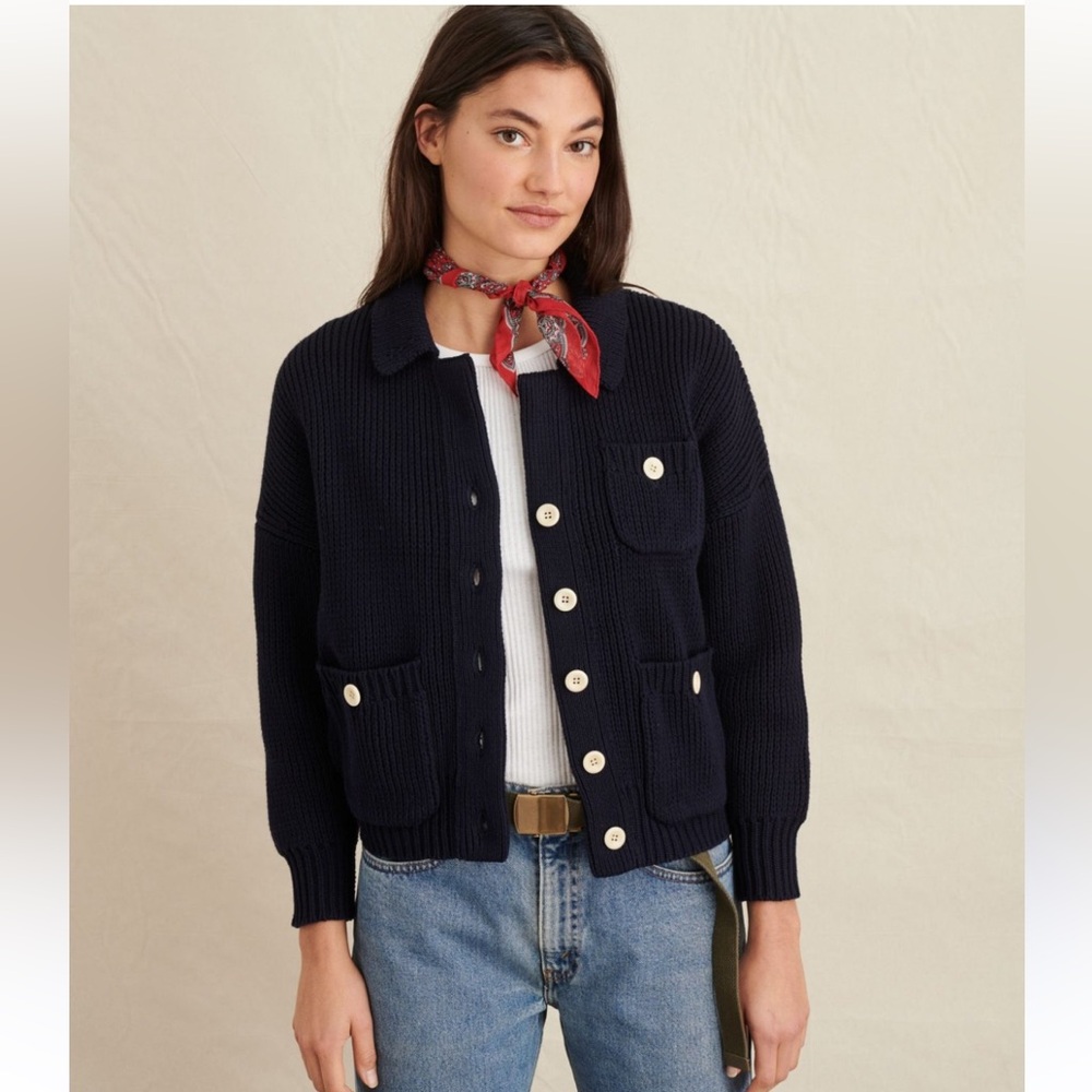 Alex Mill Work Sweater Jacket - Picture 1 of 6